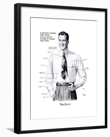 Super Service Style and Quality Features of Fashion Frock Shirts-Fashion Frocks-Framed Art Print