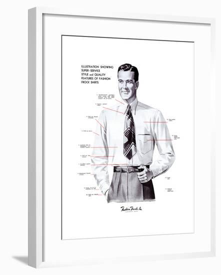 Super Service Style and Quality Features of Fashion Frock Shirts-Fashion Frocks-Framed Art Print