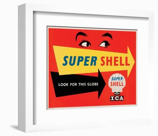 Super Shell Plus Ica-null-Framed Art Print