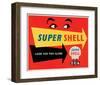 Super Shell Plus Ica-null-Framed Art Print