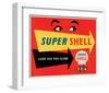 Super Shell Plus Ica-null-Framed Art Print