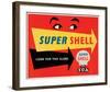 Super Shell Plus Ica-null-Framed Art Print