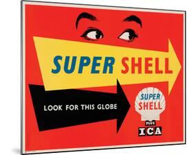 Super Shell Plus Ica-null-Mounted Art Print