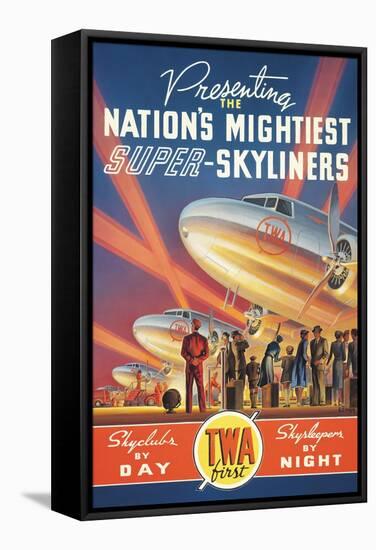 Super Skyliners-Kerne Erickson-Framed Stretched Canvas