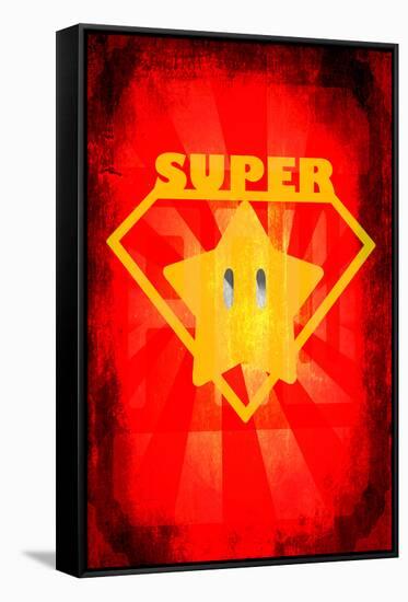 Super Star 2-null-Framed Stretched Canvas