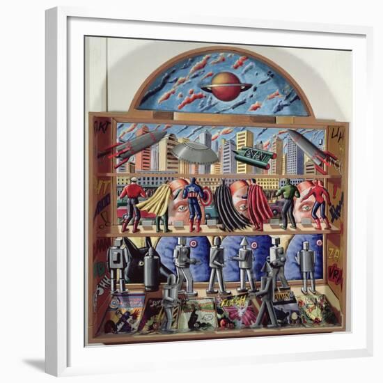 Super Tri-Fi, 2002-PJ Crook-Framed Giclee Print