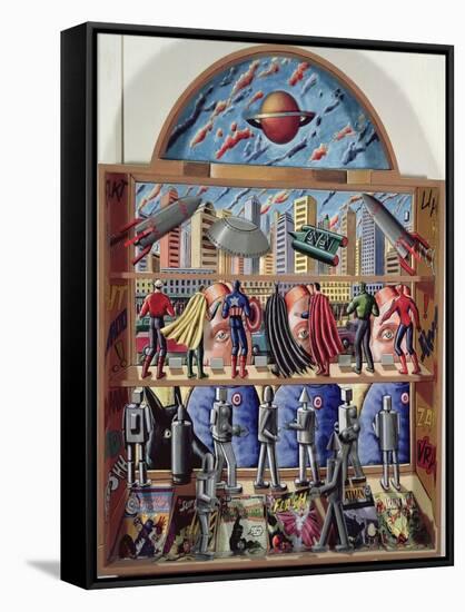 Super Tri-Fi, 2002-PJ Crook-Framed Stretched Canvas