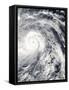 Super Typhoon Haiyan as it Moved West Toward the Coast of the Philippines-null-Framed Stretched Canvas