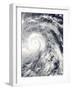 Super Typhoon Haiyan as it Moved West Toward the Coast of the Philippines-null-Framed Photographic Print