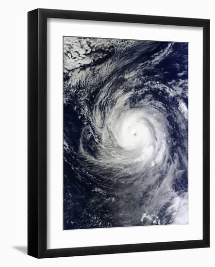 Super Typhoon Lekima in the Pacific Ocean-null-Framed Premium Photographic Print