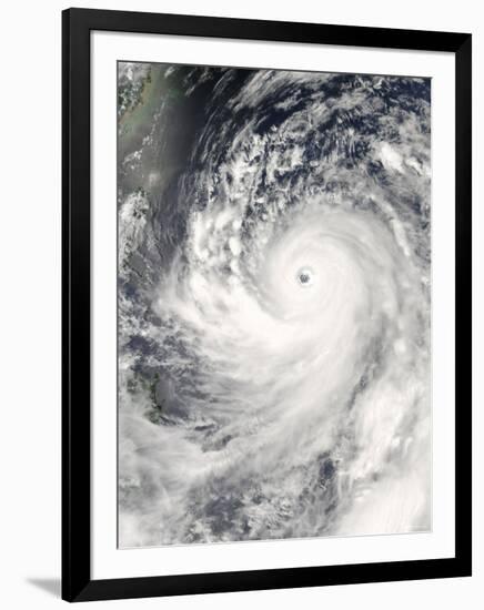 Super Typhoon Man-Yi over the Western Pacific, July 12, 2007-Stocktrek Images-Framed Photographic Print