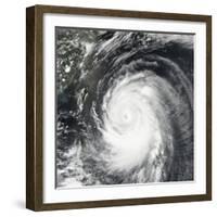 Super Typhoon Neoguri Churning Toward Okinawa and Southern Japan-null-Framed Photographic Print