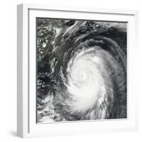 Super Typhoon Neoguri Churning Toward Okinawa and Southern Japan-null-Framed Photographic Print