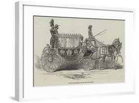 Superb State Carriage for the Peruvian Republic-null-Framed Giclee Print