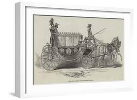 Superb State Carriage for the Peruvian Republic-null-Framed Giclee Print