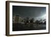 Supercell Thunderstorm Turns the Four O'Clock Sunshine to Darkness-Louise Murray-Framed Photographic Print