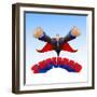 Superdad-stockshoppe-Framed Art Print