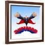Superdad-stockshoppe-Framed Art Print