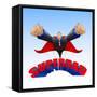 Superdad-stockshoppe-Framed Stretched Canvas