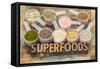 Superfoods Word-PixelsAway-Framed Stretched Canvas