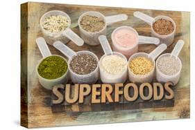 Superfoods Word-PixelsAway-Stretched Canvas