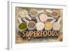 Superfoods Word-PixelsAway-Framed Photographic Print