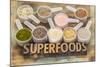 Superfoods Word-PixelsAway-Mounted Photographic Print