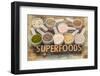 Superfoods Word-PixelsAway-Framed Photographic Print