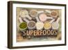 Superfoods Word-PixelsAway-Framed Photographic Print
