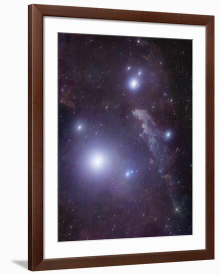 Supergiant Rigel and IC 2118 in Eridanus, Cederblad 41, the Witch Head Nebula-Stocktrek Images-Framed Photographic Print