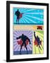 Superhero Banners-Malchev-Framed Art Print