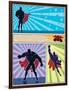 Superhero Banners-Malchev-Framed Art Print