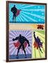 Superhero Banners-Malchev-Framed Art Print