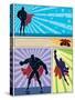 Superhero Banners-Malchev-Stretched Canvas