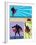 Superhero Banners-Malchev-Framed Art Print