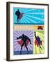 Superhero Banners-Malchev-Framed Art Print