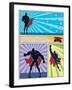 Superhero Banners-Malchev-Framed Art Print