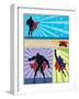 Superhero Banners-Malchev-Framed Art Print