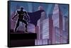 Superhero on Roof-Malchev-Framed Stretched Canvas