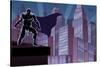 Superhero on Roof-Malchev-Stretched Canvas