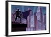 Superhero on Roof-Malchev-Framed Art Print