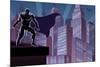 Superhero on Roof-Malchev-Mounted Premium Giclee Print