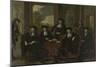 Superintendents of the Collegium Medicum in Amsterdam-Adriaen Backer-Mounted Art Print