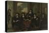 Superintendents of the Collegium Medicum in Amsterdam-Adriaen Backer-Stretched Canvas