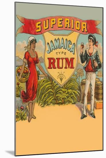 Superior Jamaica Type Rum-null-Mounted Art Print