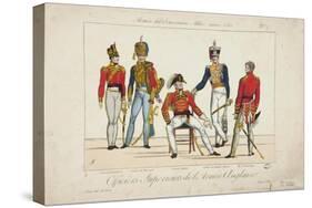 Superior Officers of the English Army, Army of Allied Sovereigns, 1815-Adrien Pierre Francois Godefroy-Stretched Canvas