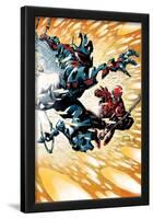 Superior Spider-Man #19 Cover: Spider-Man, Spider-Man 2099-Ryan Stegman-Lamina Framed Poster