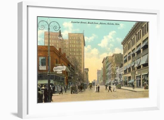 Superior Street, Toledo-null-Framed Art Print