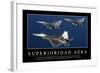 Superioridad Aéra. Cita Inspiradora Y Póster Motivacional-null-Framed Photographic Print