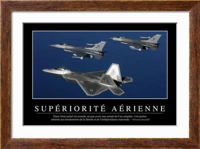 Superiorite Aerienne Citation Et Affiche D Inspiration Et Motivation Photographic Print Allposters Com